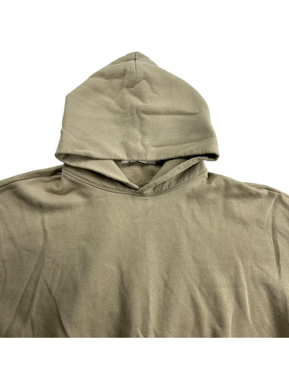 M.N.M.L Men’s 100% Cotton Pullover Hooded Sweater Beige • Large